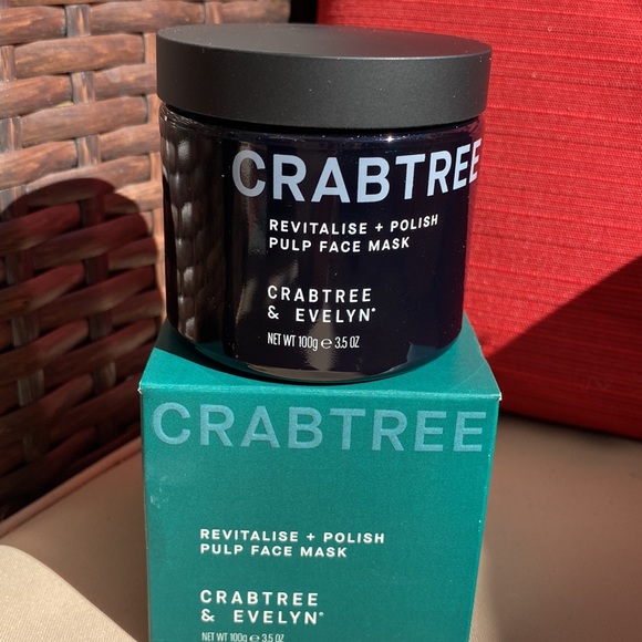 CRABTREE & EVELYN Revitalize + Polish Pulp Face Mask 3.5 OZ New In Box - Picture 4 of 4